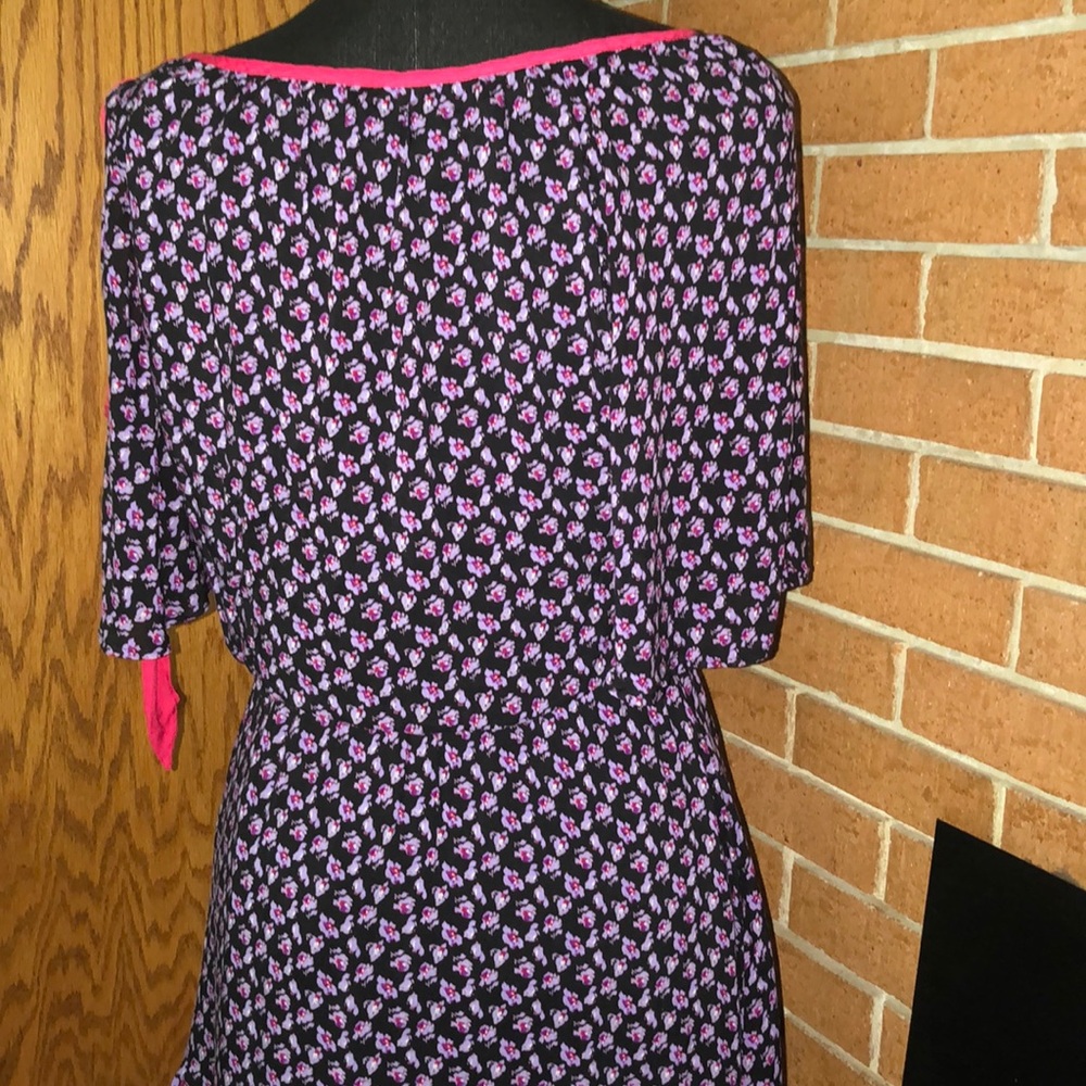 💟FREE PEOPLE💟MIX FLORAL RUFFLE HEM DRESS💟 - Picture 6 of 10